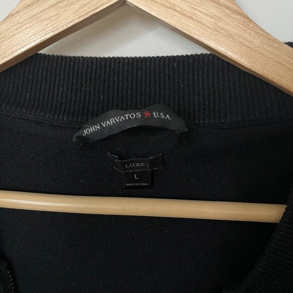 John Varvatos Zip Cardigan - Picture 2 of 5